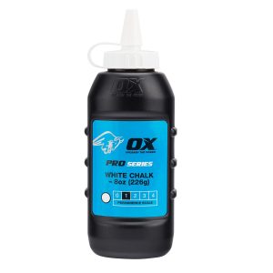 Ox Pro Chalk Line Refill White 226g/8oz
