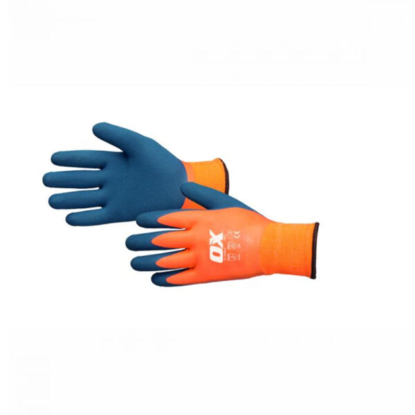 Ox Waterproof Thermal Latex Glove Size 10